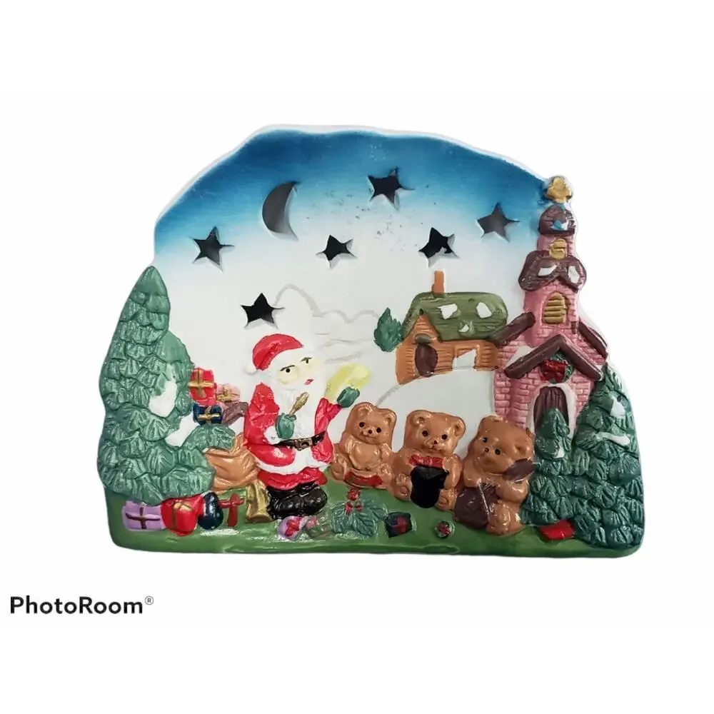 Holiday Village Votive Candle Holder